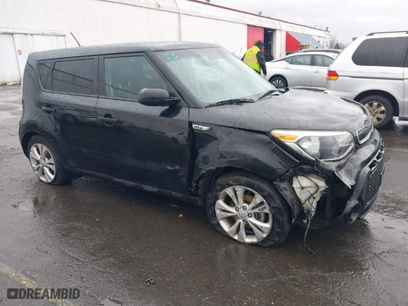 2016 Kia Soul + with VIN KNDJP3A56G7324308, listed as a IAAI auction lot 41478549 with 52,136 mi miles. Bid and sale history available at carsss.com. Image 1.