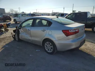 2017 Kia Rio LX with VIN KNADM4A34H6117995, listed as a Copart auction lot 41587425 with 131,941 mi miles and Salvage Title. Bid and sale history available at carsss.com. Image 2.
