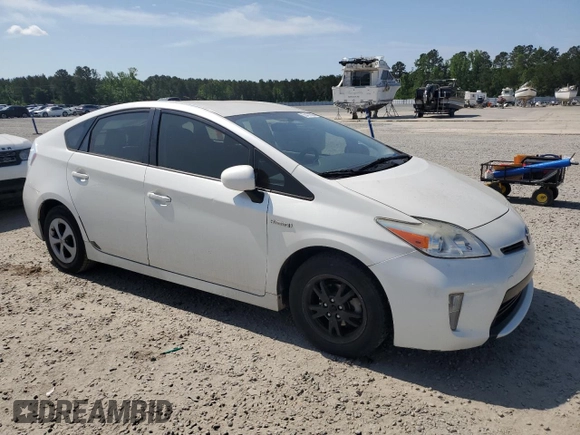 2012 Toyota Prius One with VIN JTDKN3DU2C5417524, listed as a Copart auction lot 55421895 with 253,134 mi miles and Clean Title. Bid and sale history available at DreamBid. Image 4.