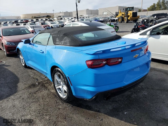 2023 Chevrolet Camaro 1LT with VIN 1G1FB3DS0P0141980, listed as a Copart auction lot 87817335 with 46,395 mi miles and Salvage Title. Bid and sale history available at carsss.com. Image 2.
