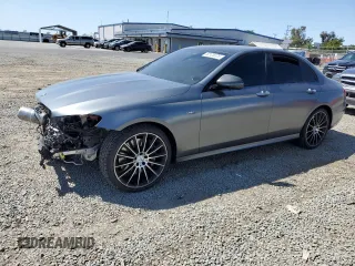 2020 Mercedes-Benz E 53 AMG with VIN W1KZF6BB8LA802081, listed as a Copart auction lot 52128375 with 61,659 mi miles and Salvage title. Bid and sale history available at DreamBid. Image 1.