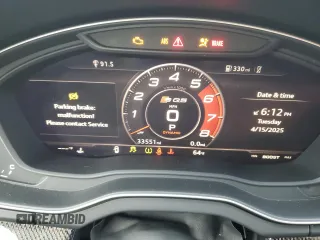 2020 Audi SQ5 Premium Plus with VIN WA1B4AFY4L2013451, listed as a Copart auction lot 52590665 with 33,551 mi miles and Salvage Title. Bid and sale history available at carsss.com. Image 9.