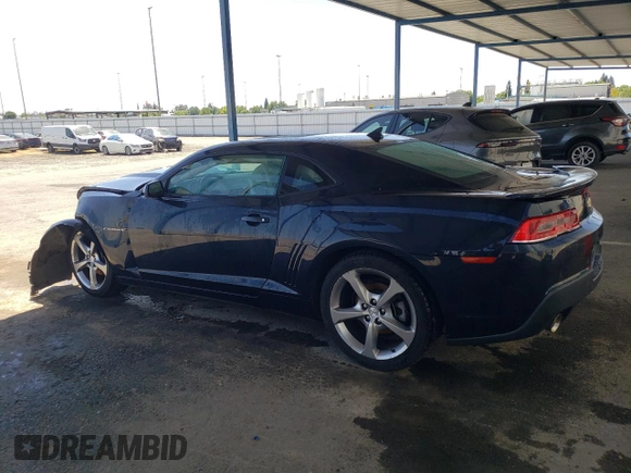 2014 Chevrolet Camaro LT z VIN 2G1FC1E37E9131877, wystawiony jako Copart lot #56491715 z przebiegiem 94 340 mil mil oraz Czysty tytuł • Clean title. Historia ofert i sprzedaży dostępna na DreamBid. Obrazek 2.
