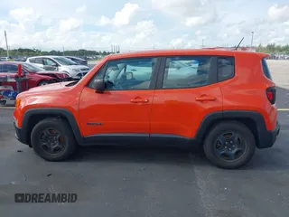 2017 Jeep Renegade Sport with VIN ZACCJAAB6HPF88556, listed as a IAAI auction lot 42687364 with 87,120 mi miles and . Bid and sale history available at DreamBid. Image 14.