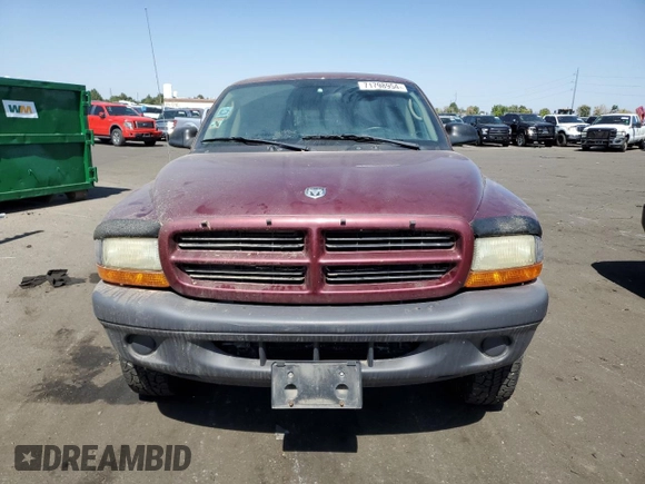 2003 Dodge Dakota with VIN 1D7GG16X13S175179, listed as a Copart auction lot 71798954 with 62,653 mi miles and Clean Title. Bid and sale history available at carsss.com. Image 5.