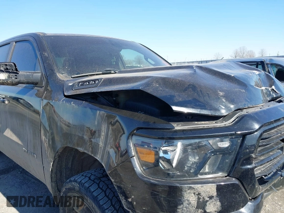 2019 Ram 1500 Big Horn/Lone Star with VIN 1C6RRFFG0KN785072, listed as a IAAI auction lot 41364178 with 126,476 mi miles. Bid and sale history available at carsss.com. Image 17.