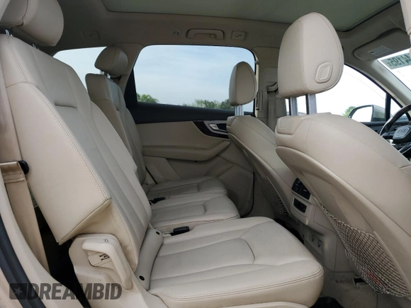 2018 Audi Q7 Premium with VIN WA1AHAF70JD025685, listed as a Copart auction lot 54544195 with 63,801 mi miles and Salvage title. Bid and sale history available at DreamBid. Image 11.