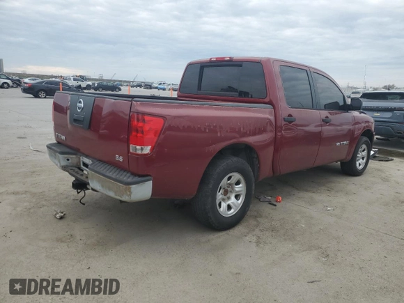 2007 Nissan Titan XE with VIN 1N6AA07AX7N229425, listed as a Copart auction lot 45583465 with 257,361 mi miles and Salvage Title. Bid and sale history available at DreamBid. Image 3.