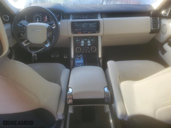 2021 Land Rover Range Rover with VIN SALGS5SE2MA424318, listed as a Copart auction lot 82446844 with 55,812 mi miles and Salvage Title. Bid and sale history available at carsss.com. Image 8.