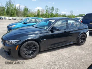 2018 BMW M3 z VIN WBS8M9C57J5L00408, wystawiony jako Copart lot #59763855 z przebiegiem 33 357 mil mil oraz Szkoda całkowita • Salvage title. Historia ofert i sprzedaży dostępna na DreamBid. Obrazek 1.