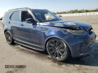 2017 Land Rover Discovery HSE Luxury with VIN SALRHBBV4HA039497, listed as a Copart auction lot 76072954 with Not Provided miles and Salvage Title. Bid and sale history available at carsss.com. Image 4.