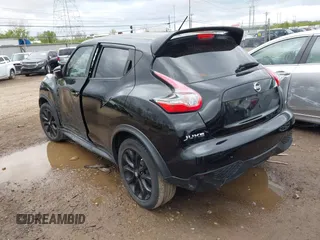 2015 Nissan Juke S with VIN JN8AF5MV4FT557334, listed as a IAAI auction lot 42043582 with 82,509 mi miles and . Bid and sale history available at carsss.com. Image 3.