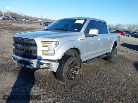 2016 Ford F-150 XLT with VIN 1FTEW1EP1GFD27420, listed as a IAAI auction lot 41212805 with 132,047 mi miles. Bid and sale history available at carsss.com. Image 2.