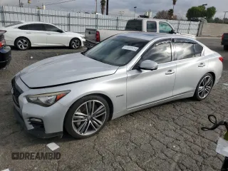 2014 Infiniti Q50 Hybrid Sport with VIN JN1AV7AP9EM691980, listed as a Copart auction lot 51164315 with 168,828 mi miles and Clean Title. Bid and sale history available at carsss.com. Image 1.