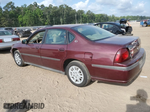 2003 Chevrolet Impala with VIN 2G1WF52E839244903, listed as a Copart auction lot 60290895 with Not provided miles and Salvage title. Bid and sale history available at DreamBid. Image 2.
