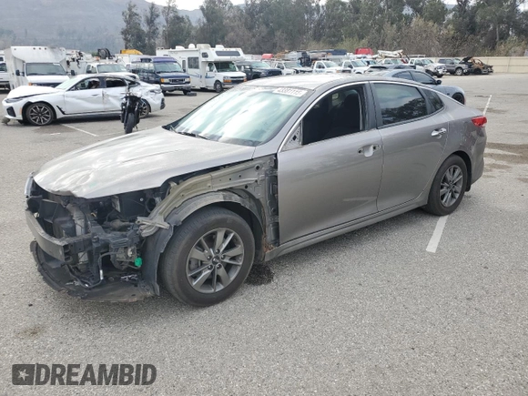 2016 Kia Optima LX Turbo with VIN 5XXGT4L15GG037782, listed as a Copart auction lot 43381115 with 109,015 mi miles and Salvage Title. Bid and sale history available at carsss.com. Image 1.