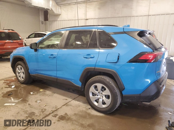 2019 Toyota RAV4 LE with VIN JTMF1RFV7KJ010844, listed as a Copart auction lot 60878805 with 75,904 mi miles and Salvage title. Bid and sale history available at DreamBid. Image 2.