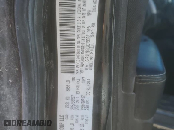 2014 Jeep Cherokee Sport with VIN 1C4PJLAB7EW279562, listed as a Copart auction lot 85054634 with 134,516 mi miles and Salvage Title. Bid and sale history available at DreamBid. Image 15.