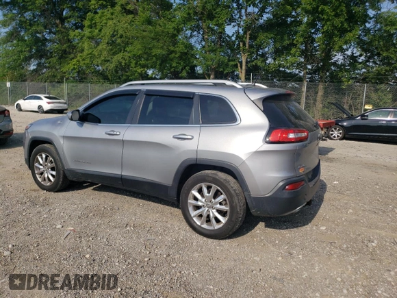 2014 Jeep Cherokee Limited with VIN 1C4PJMDS7EW210615, listed as a Copart auction lot 64308365 with 185,162 mi miles and Clean title. Bid and sale history available at DreamBid. Image 2.