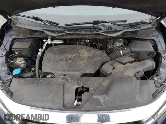 2021 Honda Odyssey EX-L with VIN 5FNRL6H70MB011669, listed as a Copart auction lot 43685815 with 77,542 mi miles and Salvage Title. Bid and sale history available at DreamBid. Image 13.