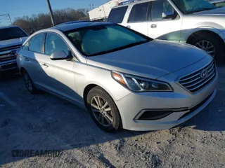 2017 Hyundai Sonata SE with VIN 5NPE24AF6HH446937, listed as a IAAI auction lot 41662562 with 180,436 mi miles. Bid and sale history available at carsss.com. Image 1.