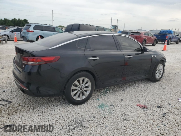 2018 Kia Optima LX with VIN 5XXGT4L33JG241845, listed as a Copart auction lot 53317465 with 123,575 mi miles and Clean title. Bid and sale history available at DreamBid. Image 3.