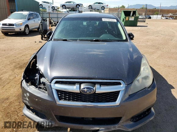 2013 Subaru Legacy 2.5i с VIN 4S3BMAA68D1044656, выставлен на аукционе Copart как лот 65748565 с пробегом 165 633 миль миль и Чистый • Clean title. История ставок и продаж доступна на DreamBid. Изображение 5.