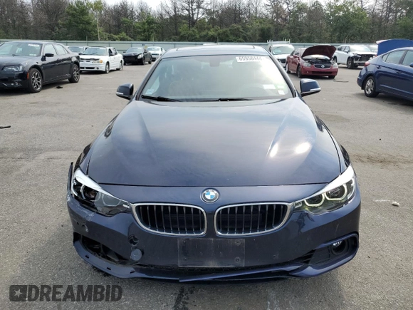 2019 BMW 4 Series 440i xDrive with VIN WBA4J7C51KBM75482, listed as a Copart auction lot 65958444 with 13,791 mi miles and Salvage Title. Bid and sale history available at carsss.com. Image 5.
