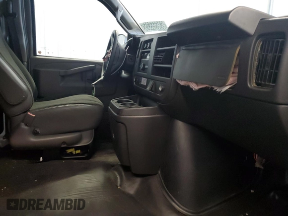 2023 Chevrolet Express Cargo with VIN 1GCWGAFP9P1126958, listed as a Copart auction lot 63655535 with 24,564 mi miles and Clean title. Bid and sale history available at DreamBid. Image 11.