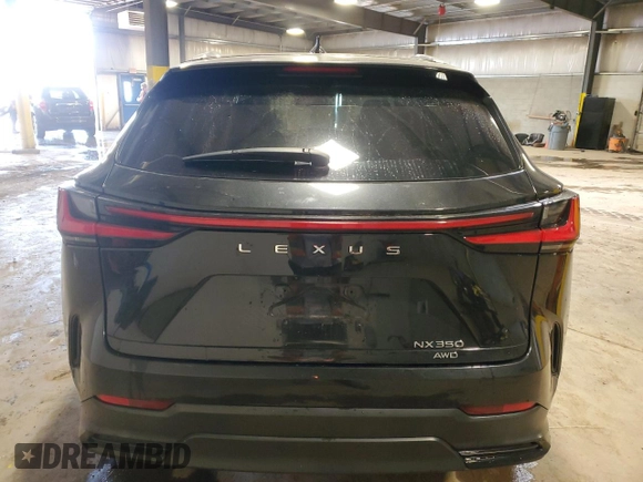 2024 Lexus NX 350 Luxury with VIN 2T2HGCEZ7RC034667, listed as a Copart auction lot 59150195 with 16,675 mi miles and Salvage title. Bid and sale history available at DreamBid. Image 6.