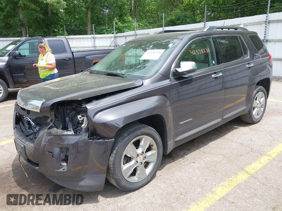 2015 GMC Terrain SLT with VIN 2GKFLYEK9F6159808, listed as a IAAI auction lot 42538230 with 95,488 mi miles and . Bid and sale history available at DreamBid. Image 2.