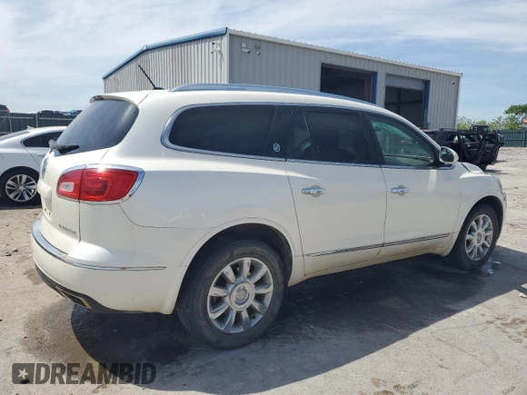 2014 Buick Enclave Premium with VIN 5GAKRCKD4EJ144427, listed as a Copart auction lot 53866595 with 150,755 mi miles and Salvage Title. Bid and sale history available at DreamBid. Image 3.