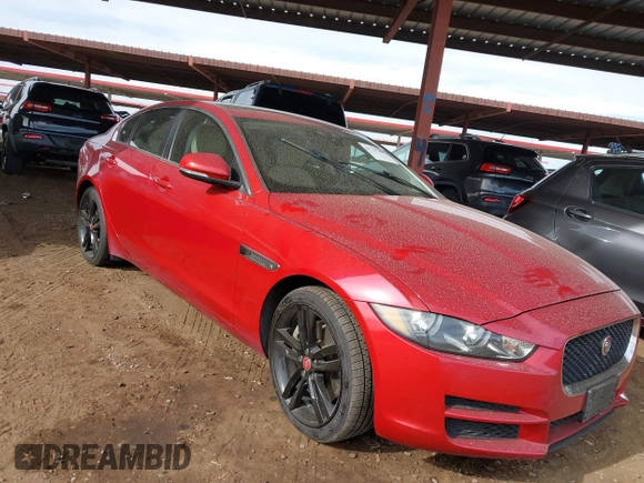 2017 Jaguar XE 35t Prestige with VIN SAJAK4BV6HA956301, listed as a IAAI auction lot 41735308 with 81,280 mi miles. Bid and sale history available at carsss.com. Image 1.