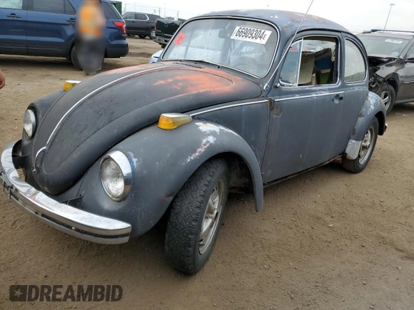 1970 Volkswagen Beetle with VIN 1102591381, listed as a Copart auction lot 66909304 with 10,152 mi miles and Non Repairable. Bid and sale history available at DreamBid. Image 1.