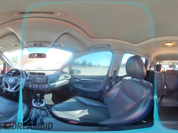 2015 Honda Fit EX-L with VIN 3HGGK5H82FM733495, listed as a Copart auction lot 53849905 with 163,483 mi miles and Salvage Title. Bid and sale history available at DreamBid. Image 14.