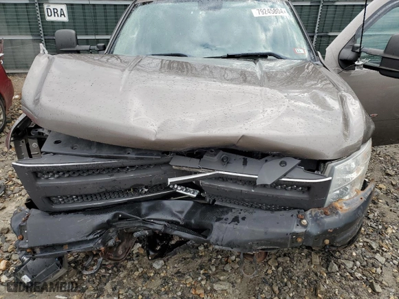 2012 Chevrolet Silverado 1500 LT with VIN 3GCPKSE7XCG266989, listed as a Copart auction lot 79245804 with 0 mi miles and Salvage Title. Bid and sale history available at carsss.com. Image 11.
