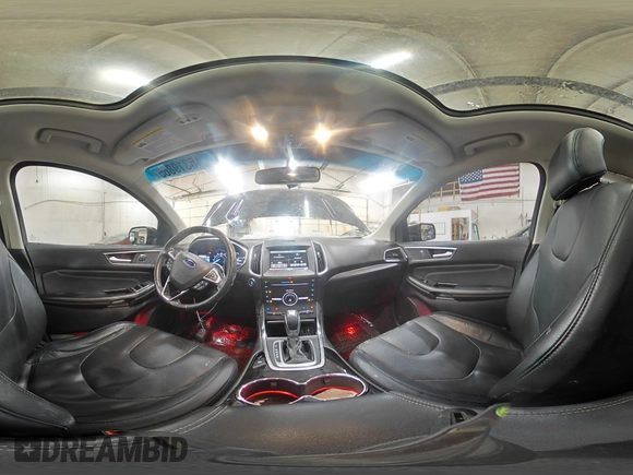 2015 Ford Edge Titanium with VIN 2FMTK4K96FBB69792, listed as a Copart auction lot 45319865 with 158,335 mi miles and Salvage Title. Bid and sale history available at carsss.com. Image 13.