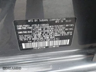2021 Subaru Crosstrek Sport with VIN JF2GTHSCXMH314761, listed as a IAAI auction lot 41881195 with 65,207 mi miles. Bid and sale history available at carsss.com. Image 9.