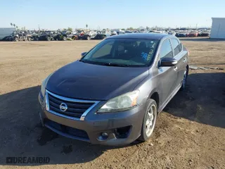 2015 Nissan Sentra S with VIN 3N1AB7AP3FY261272, listed as a IAAI auction lot 41891862 with 122,324 mi miles. Bid and sale history available at carsss.com. Image 2.