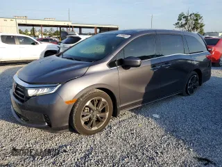 2023 Honda Odyssey Elite z VIN 5FNRL6H92PB018323, wystawiony jako Copart lot #57598035 z przebiegiem 28 058 mil mil oraz Szkoda całkowita • Salvage title. Historia ofert i sprzedaży dostępna na DreamBid. Obrazek 1.