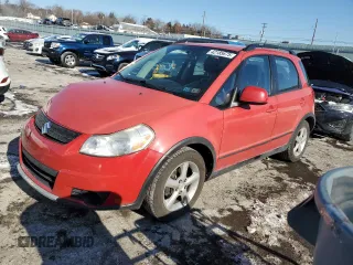 2007 Suzuki SX4 with VIN JS2YB413X75109453, listed as a Copart auction lot 42185675 with 84,548 mi miles and Salvage Title. Bid and sale history available at carsss.com. Image 1.