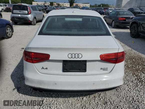 2014 Audi A4 Premium Plus with VIN WAUFFAFL6EN018400, listed as a Copart auction lot 76251094 with 104,113 mi miles and Salvage Title. Bid and sale history available at carsss.com. Image 6.