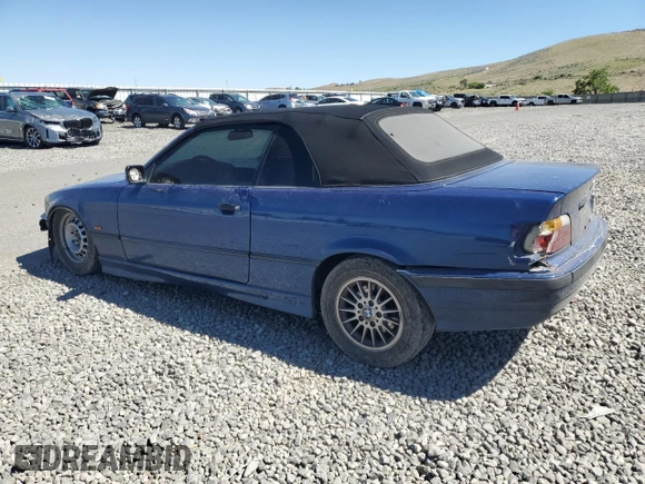 1998 BMW 3 Series 323i with VIN WBABJ8339WEM22707, listed as a Copart auction lot 55623685 with 130,704 mi miles and Salvage title. Bid and sale history available at DreamBid. Image 2.