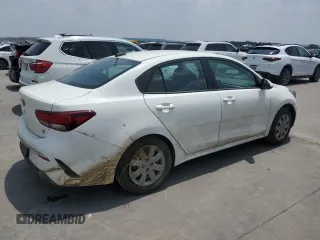 2021 Kia Rio LX with VIN 3KPA24AD2ME365039, listed as a Copart auction lot 54216934 with 77,741 mi miles and Salvage Title. Bid and sale history available at carsss.com. Image 3.