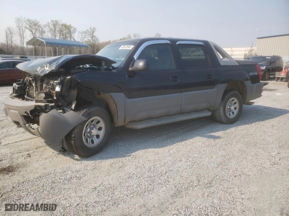 2002 Chevrolet Avalanche with VIN 3GNEK13T02G254776, listed as a Copart auction lot 50933565 with 0 mi miles and Salvage Title. Bid and sale history available at carsss.com. Image 1.