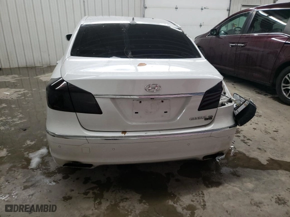 2013 Hyundai Genesis 5.0L R-Spec with VIN KMHGC4DH7DU226589, listed as a Copart auction lot 87473794 with 103,251 mi miles and Salvage Title. Bid and sale history available at carsss.com. Image 6.