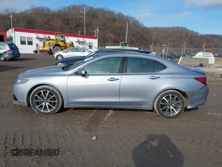 2015 Acura TLX V6 Advance with VIN 19UUB3F70FA006340, listed as a IAAI auction lot 41501312 with 151,517 mi miles. Bid and sale history available at carsss.com. Image 14.