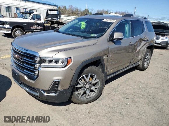 2022 GMC Acadia SLE with VIN 1GKKNRL40NZ173070, listed as a Copart auction lot 51446235 with 50,083 mi miles and Salvage Title. Bid and sale history available at carsss.com. Image 1.