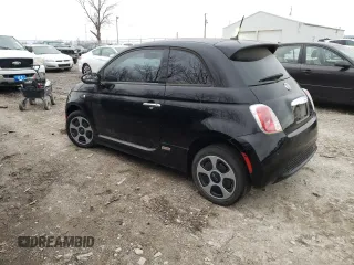 2013 FIAT 500e with VIN 3C3CFFGE2DT750688, listed as a Copart auction lot 86184774 with 59,450 mi miles and Clean Title. Bid and sale history available at carsss.com. Image 2.