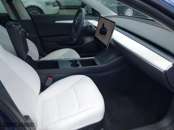 2022 Tesla Model 3 Performance with VIN 5YJ3E1EC1NF296758, listed as a IAAI auction lot 41960443 with 30,754 mi miles. Bid and sale history available at carsss.com. Image 5.